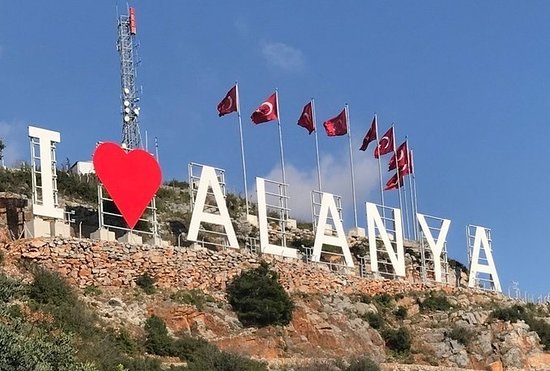 Alanya Viewing Terrace ("I LOVE ALANYA" Sign)